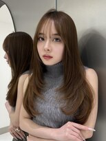 サンドイエナ 横浜店(sand yena) ロングヘア/レイヤーカット/顔周りカット/髪質改善/縮毛矯正