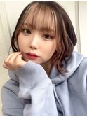 大人可愛いインナーカラー