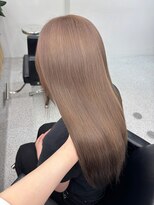 ペレ 原宿(PELE)&nbsp;ダークパープルナチュラルショート夏のヘアアレンジ原宿