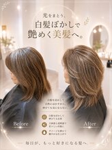 elpisの他店との違いその6【白髪の割合ごとに合わせた白髪ぼかし】［白髪ぼかし/髪質改善/白髪/中央林間］