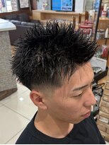 Dominion BarberShop【ドミニオンバーバーショップ】【9月中旬 NEW OPEN(予定)】 テーパーフェード×スパイキーショート
