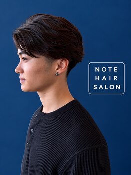 ノート ヘアーサロン(NOTE HAIR SALON)の写真/美容・理容Wライセンス!センターパート・フェザーカットで魅せるメンズへ♪☆