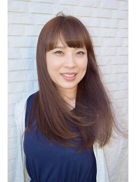 ブレス バイ ファースト 大和吉岡店(Breath by first) 【Breath-f】秋冬シナモンベージュXストレートセミロング