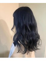 ブルーブラック　ヘアカラー　【池袋】