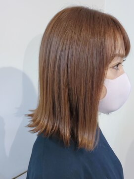 ククル ヘアー(cucule Hair) 京都・西院cuculehair ミルキィベージュ☆ロブ