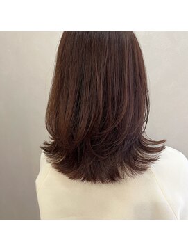 アンドワン 自由が丘(＆ONE) 【&ONE 自由が丘】大人ミディ　レイヤースタイル