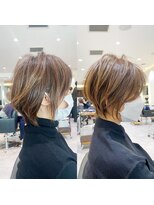 美シルエット×絶壁解消×上質大人ショートボブ【担当BISA】