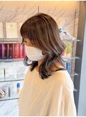 白髪ぼかしハイライトカラー