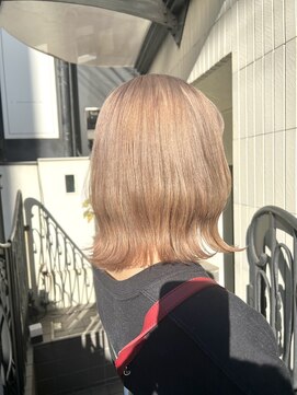 センスヘア(SENSE Hair) ウルフ風カット！ミルクティーベージュカラー