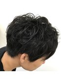 松山市／20代/30代/40代　メンズポイントパーマ