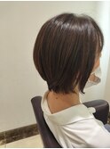 骨格補正艶髪ショートボブ