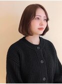 軽やかでトレンド感も抜群の韓国風ボブヘア/ニュアンスカラー