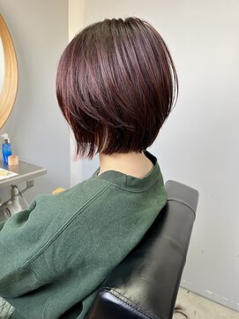 チル(CHILL) 【Meg~chill松山~】レイヤーボブ×ピンク