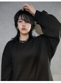 中性ウルフ　ウルフカット　レイヤーカット