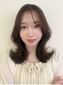 外ハネくびれレイヤー顔まわりカット2wayバング NA-04