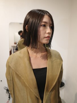 ヨー(Yoh-) 【外ハネボブ/阿部達哉】大人ヘア/ショートボブ/切りっぱなし