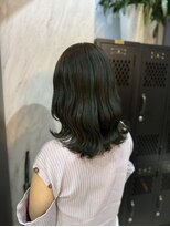 ヴァイス 渋谷店(VAICE)&nbsp;《ミディアムヘア×推しカラー　グリーン》