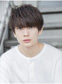 【小久保style】ウェーブミディアムくすみベージュタイトロープ