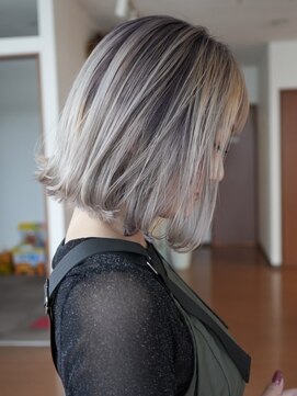 スタジオフィット(STUDIO FITTO) バレイヤージュ【シャドールーツ】カラー　グレージュ