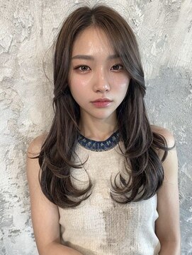 オリンテ バイ レシッド 表参道(orente by rcid) 髪質改善顔周りレイヤーカット×フェミニンロングメルティカラー