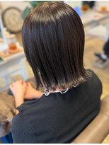 ヘアアトリエ ナイン(hair atelier nine)&nbsp;メルティーカラー/似合わせカット/ウェーブミディアム/福島市