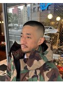 【barber BROS】バズカット　坊主　ボウズフェードカット