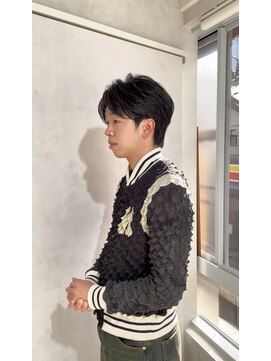 アッシュ 浜田山店(Ash) シースルーバング　マッシュウルフ