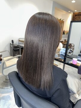 オルメント 天満 南森町(ORL'MENT) 30代40代髪質改善ココアブラウン艶感ストレート透明感赤み消し