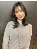（mutsumi.）オリーブアッシュ＊シースルーバング