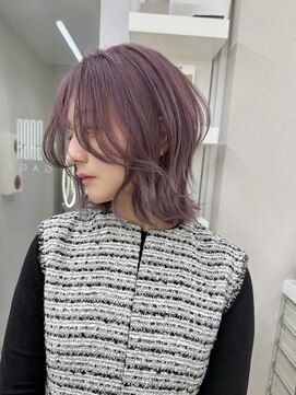 ガガ 心斎橋(GAGA) 韓国/ハイトーンカラー/ワンホンヘア/レイヤーカット/髪質改善