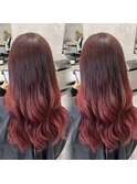 gradation red