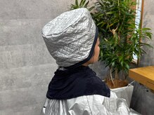 ヒートキャップでISINトリートメントを浸透