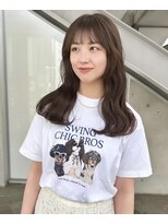 シーン 立川(SCENE)&nbsp;髪質改善カラー韓国レイヤー顔周りカットブリーチボブ立川._.