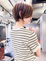 ロンド エメ 柏(Lond aimer)&nbsp;ミニウルフレイヤーカット顔周りカット前髪カットショート/柏柏