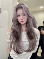 ロンドガーネット 池袋(Lond garnet)&nbsp;髪質改善縮毛矯正レイヤーカット顔周り前髪韓国ミニウルフ/池袋