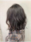 【ANGELICA望月】大人かわいい 切りっぱなしボブ  ラフウェーブ