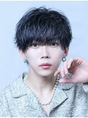黒髪王道マッシュ