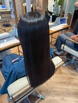 ヘアーショップ エヌアンドエー 越谷店(hair shop N&A)&nbsp;思わず見惚れる◎うる艶ストレートロング/黒髪/縮毛矯正