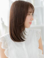 モッズヘア 越谷(mod's hair) 透けバングサラサラストレートセミディTc3越谷20代30代40代