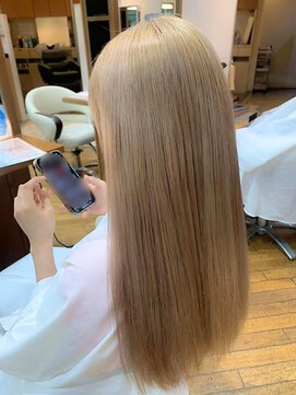 イーストハムヘッドショップ(EAST HAM head shop) 絹髪/髪質改善/艶髪ストレート/美髪/艶髪/ホワイトミルクティー