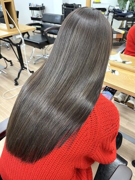 ピープスアンドスー 表参道 渋谷(Peeps&Suu.) 髪質改善トリートメント ハイライト ケアプリーチ透明カラー