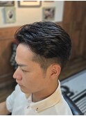 ツーブロック×ビジネスマン向けアイロンパーマ