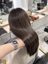 モク(mok)&nbsp;朝のお支度が楽ちん艶髪縮毛矯正×明るめブラウン★yuka