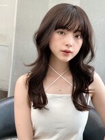 ハローバイシー 仙台(Hello by Sea)&nbsp;ココアベージュ×レイヤー[小顔/黒髪/オリーブグレー]