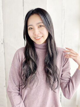 【月1メンテ】白髪染めリタッチでも透明感カラー