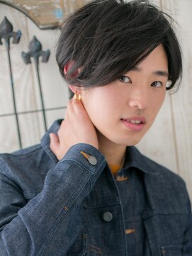 グルーミングサロン バーバー キャッスル 北浦和西口(Grooming salon Barber Castle) ダークブラウン爽やか社会人センターパートマッシュZ北浦和