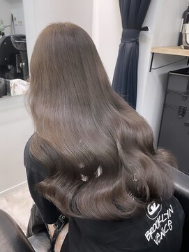 フィーネ 吉祥寺(Fi -Ne) 透明感セピアグレージュ/ブリーチなし/髪質改善/プルエクステ