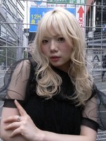 ポイントファイブバイソレイユ 豊橋駅前大通店(.5 by SOLEIL) ロング韓国ホワイトミルクティーベージュドーリーウェーブ