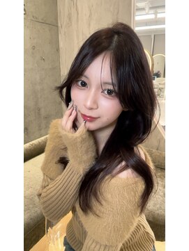 ロンドルピナス 小倉(Lond Lupinus) ミディアムレイヤーカット/似合わせカット/大人ガーリー/20代