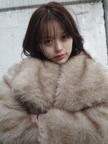 ユノ(juno)&nbsp;透けバング×顔周りレイヤーのナチュラルくびれボブ